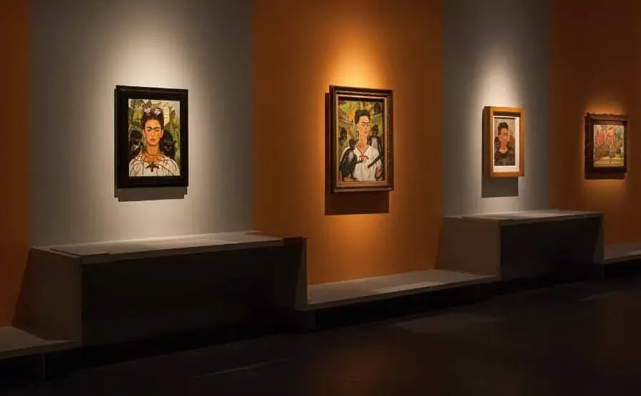 Un'immagine dal percorso espositivo