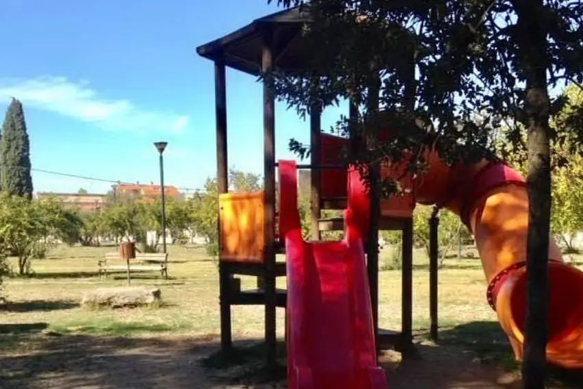 I giochi del parco "Rolandi" (foto Pittau)