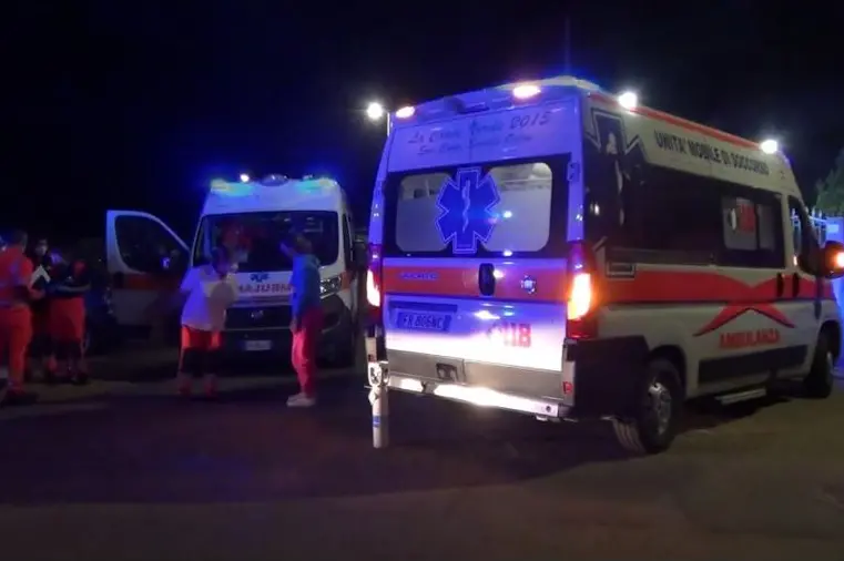 Ambulanze (Archivio L'Unione Sarda)