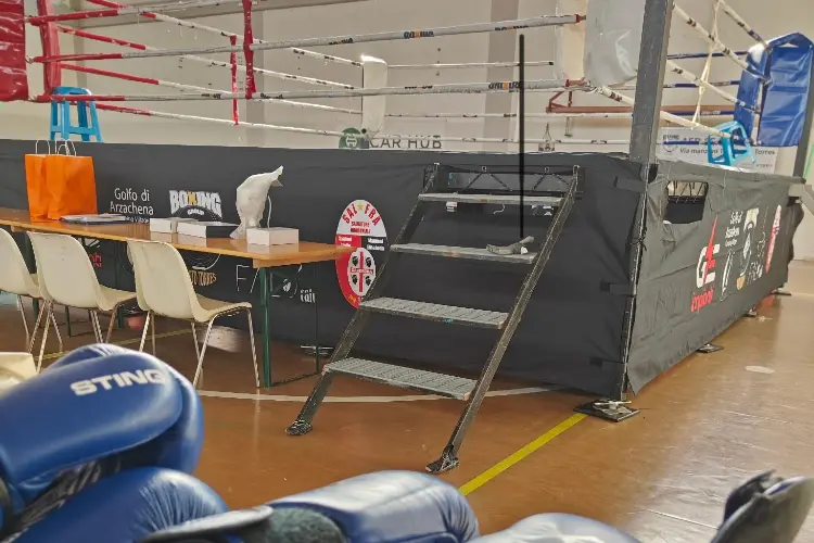 Palestra Se.Sa Boxing Porto Torres (foto concessa)