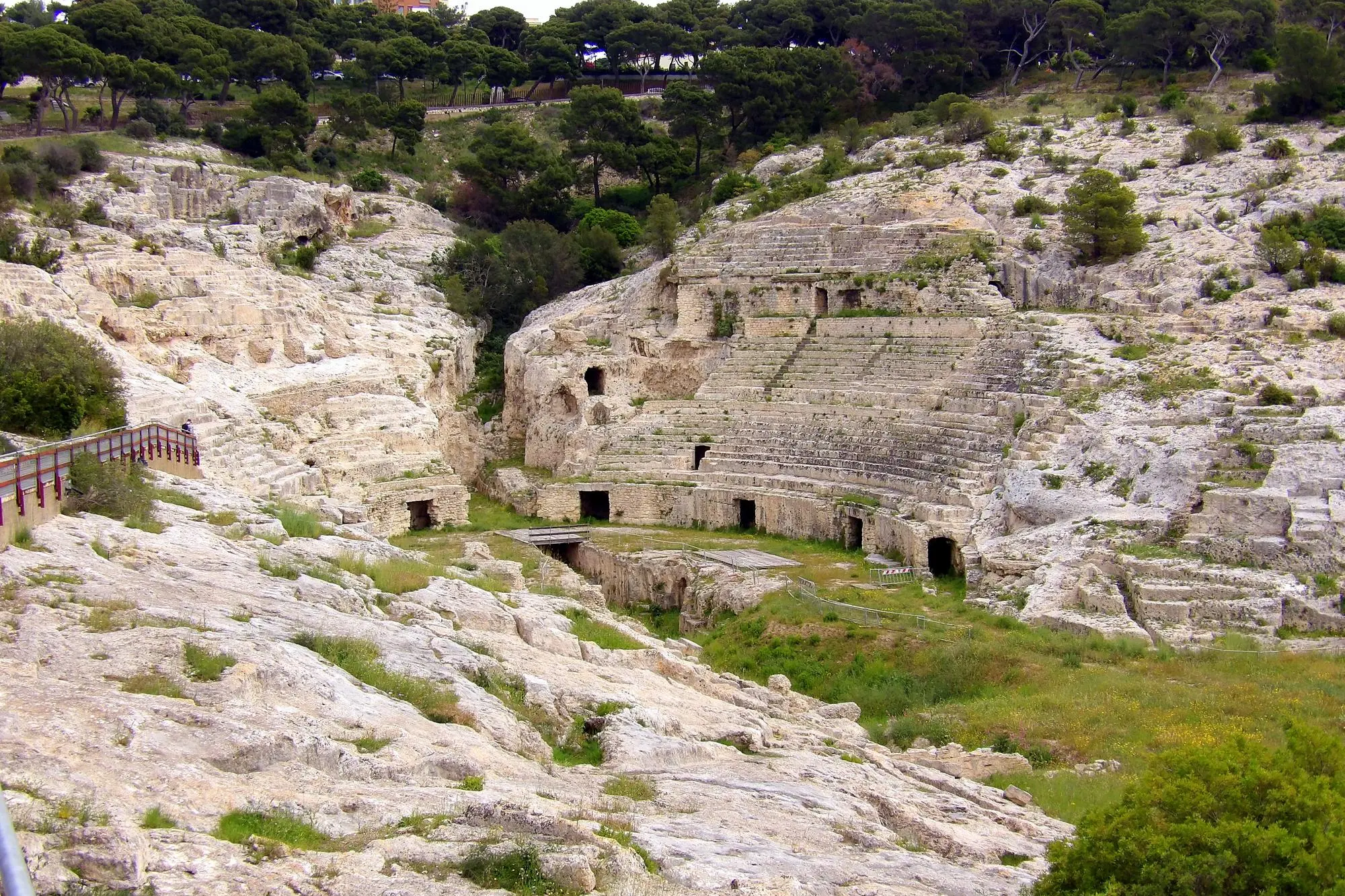 L'Anfiteatro romano di Cagliari prima dei lavori