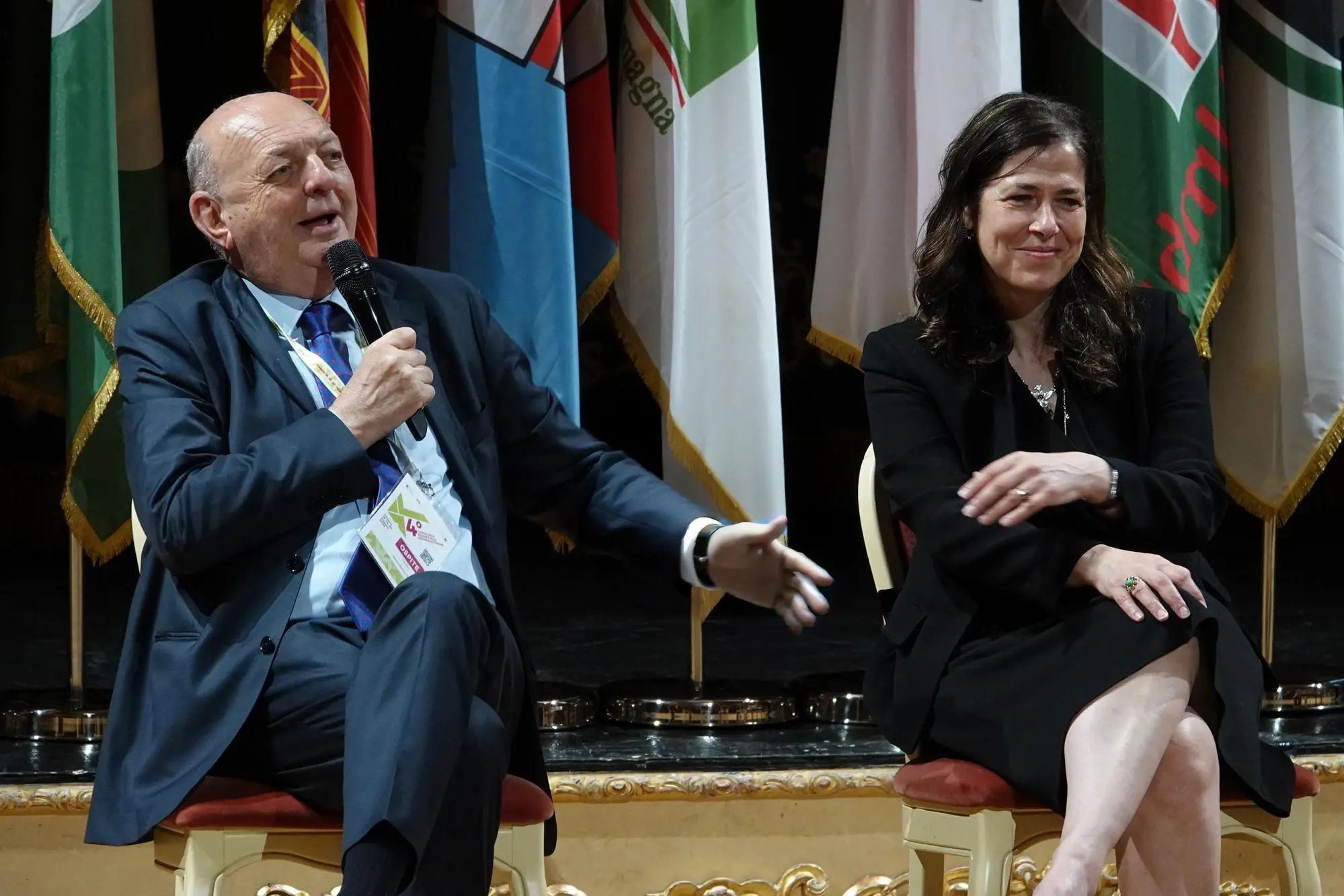 l ministro dell'Ambiente e della sicurezza energetica. Pichetto Fratin, e Alessandra Todde