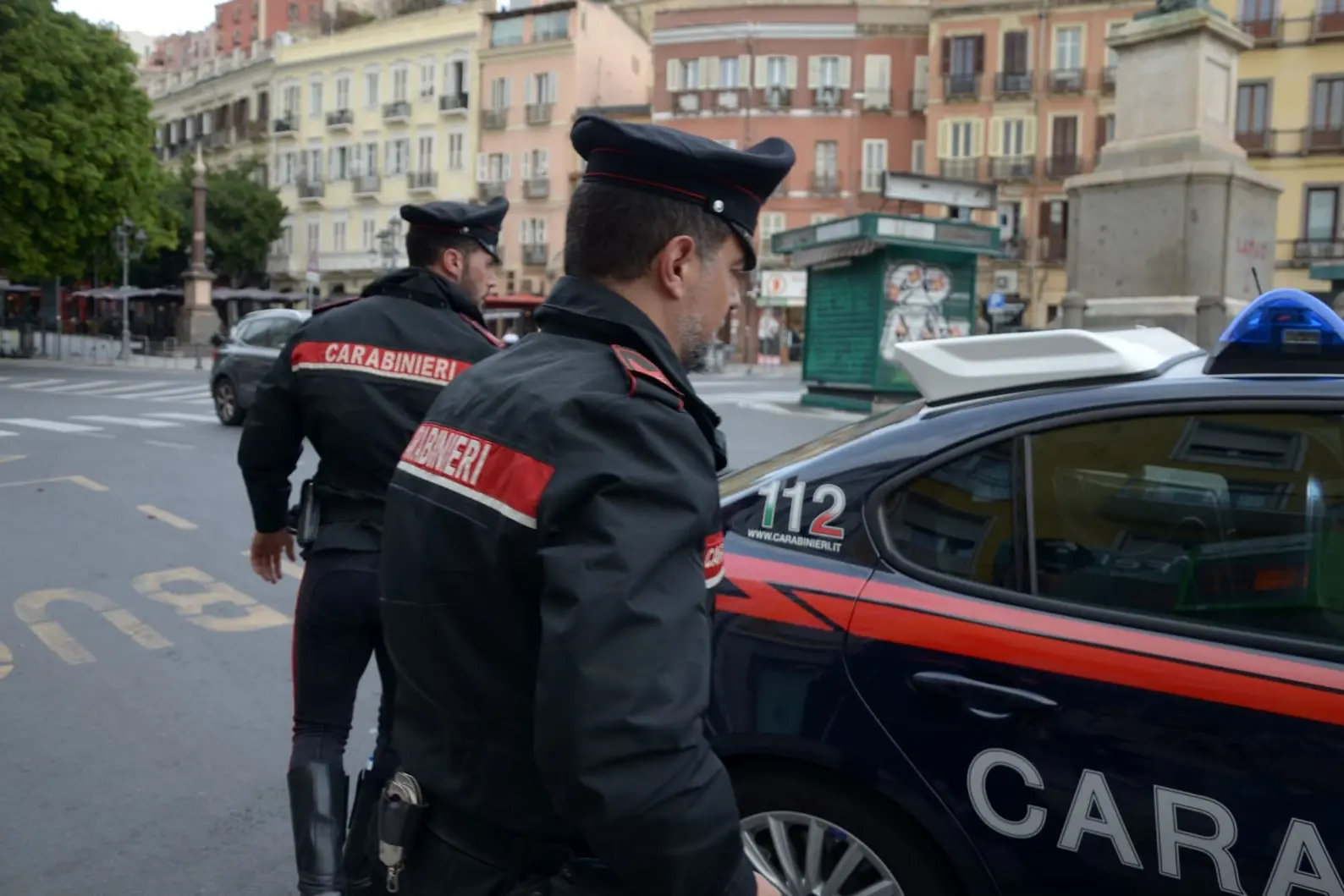 Carabinieri in servizio a Cagliari