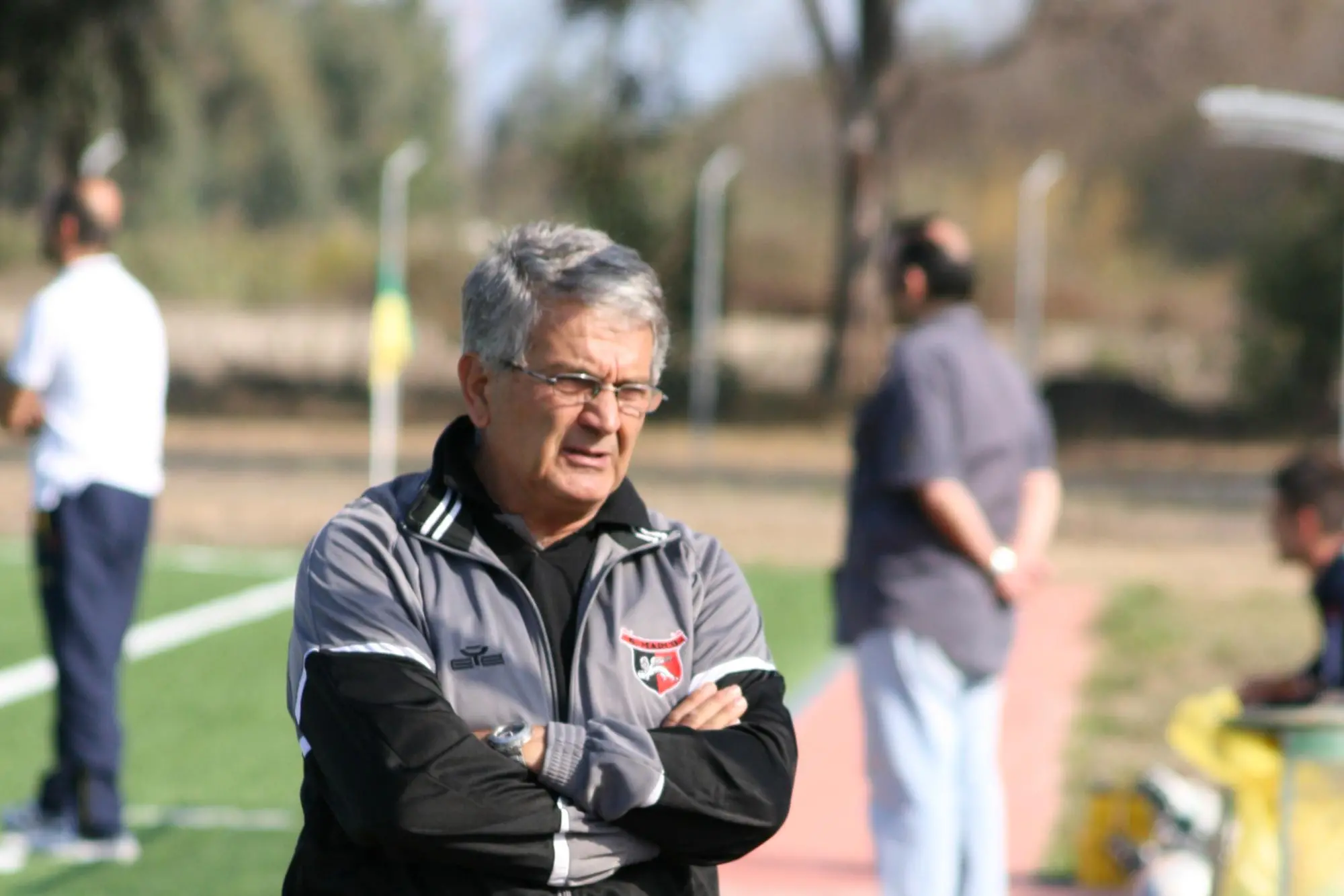 Nino Cuccu, 72 anni, allenatore della Paulese (foto di Giacomo Pala)
