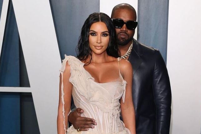 Kim Kardashian e Kanye West (foto Instagram)