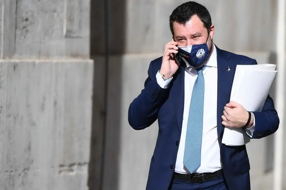 Matteo Salvini (foto Ansa)