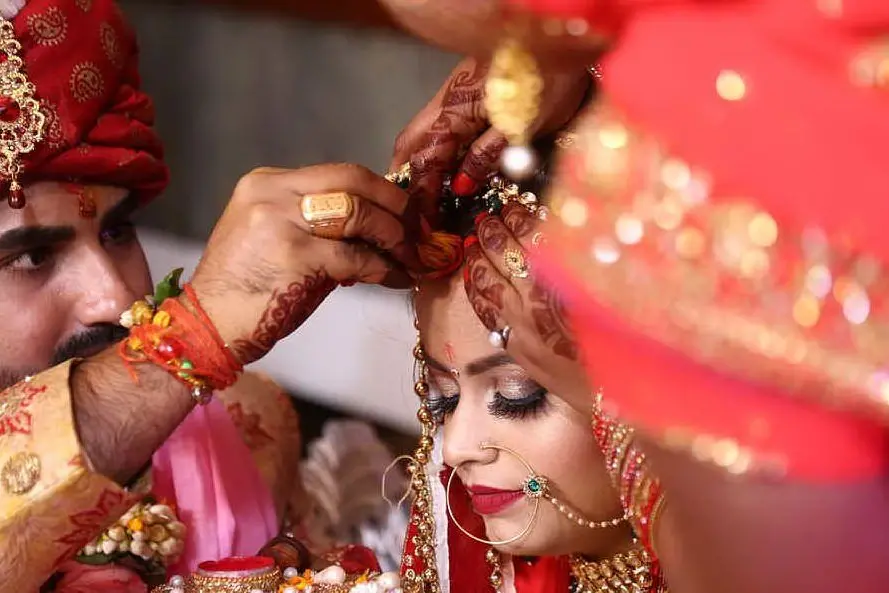 Una sposa indiana (foto Pixabay)