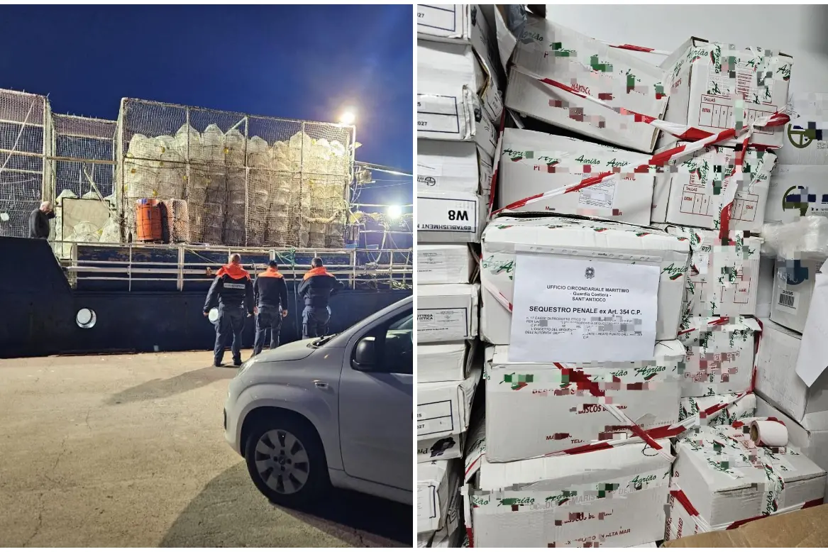 L'operazione della Guardia Costiera