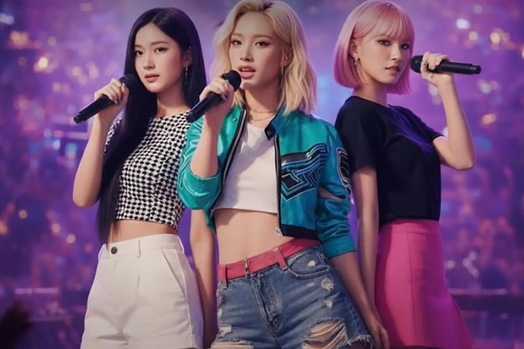 Le tre KPop Demon Hunters (foto ufficio stampa)