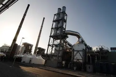 Una centrale elettrica a Ottana