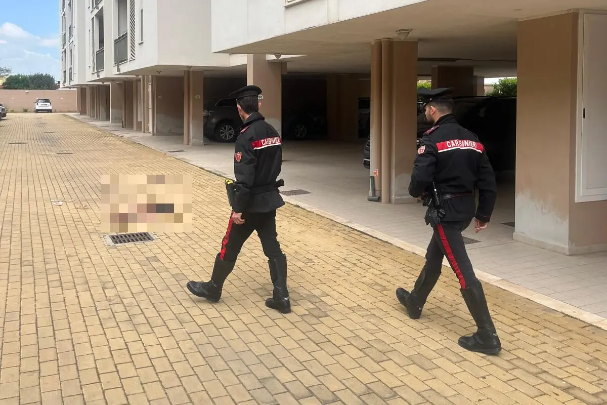Sopralluogo dei carabinieri