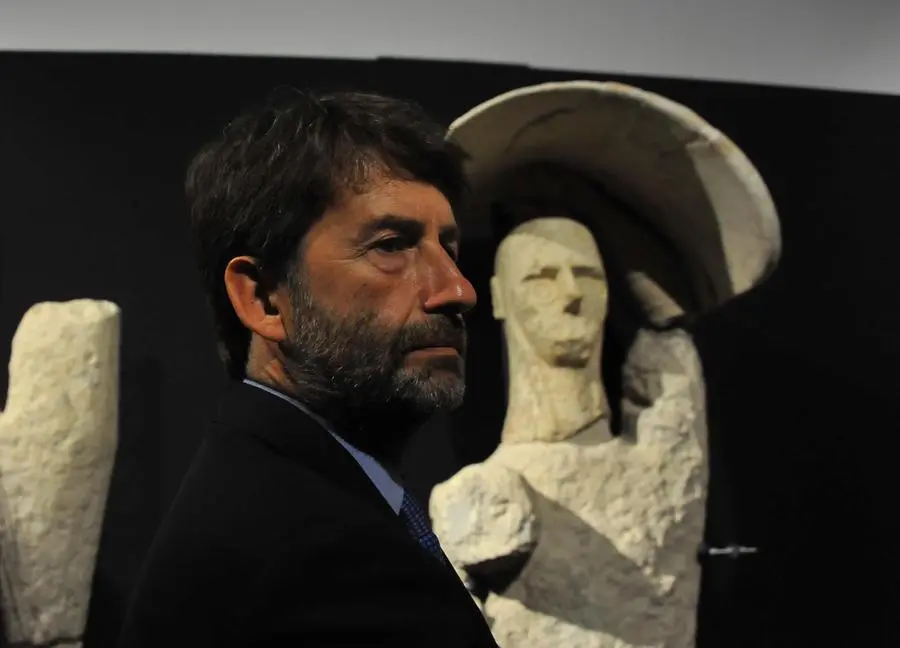 Il ministro Franceschini (L'Unione Sarda)