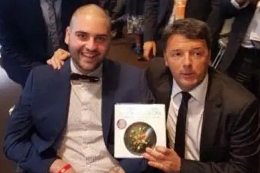 Paolo Palumbo con Matteo Renzi