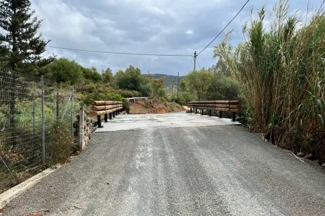 Tasonis, ponte rifatto dopo l'alluvione del 2019 (foto Serreli)