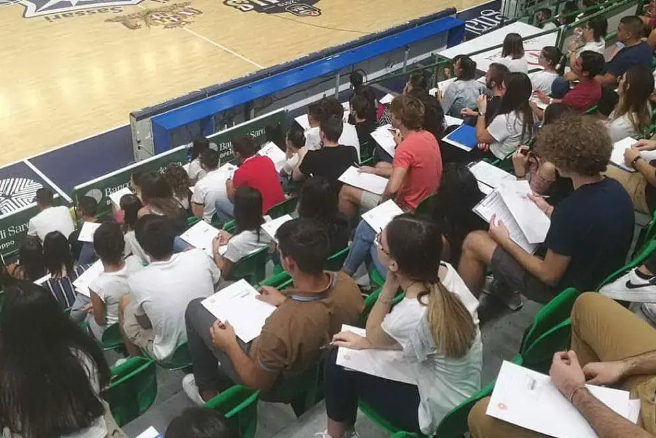 Il test al PalaSerradimigni (foto Università di Sassari)