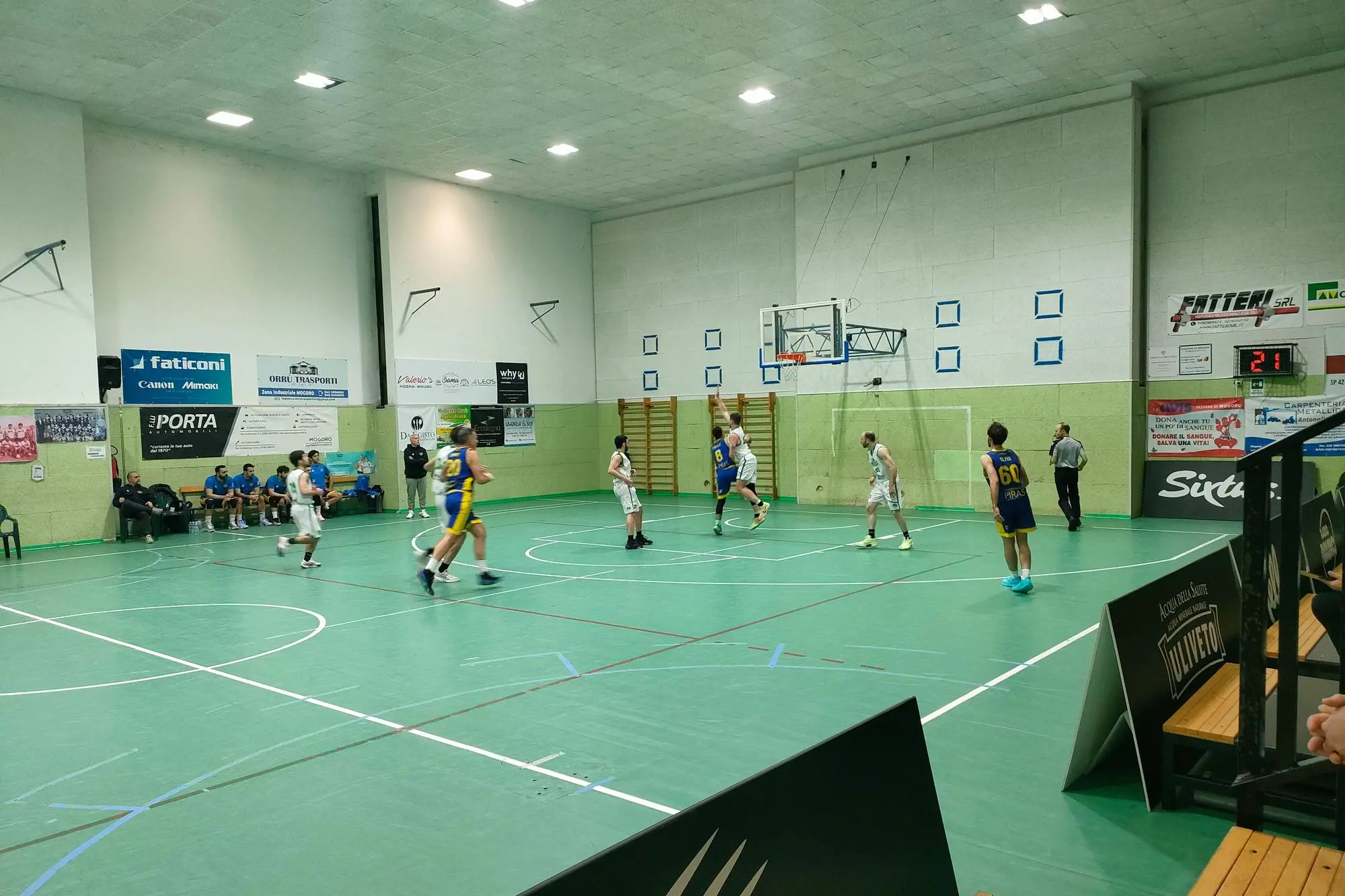 Un impegno del Basket Mogoro (foto di Giacomo Pala)