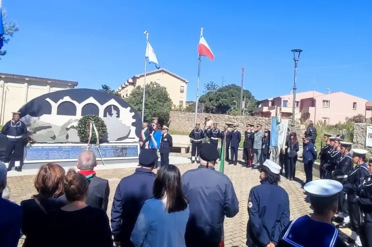 La Maddalena. Un momento della celebrazione del 25 aprile (Foto Ronchi)