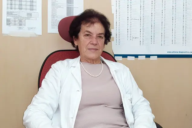 La professoressa Caterina Serra (foto Aou Sassari)