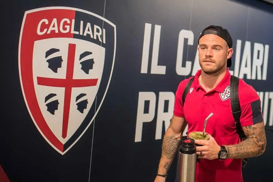 Nandez del Cagliari (foto Twitter)