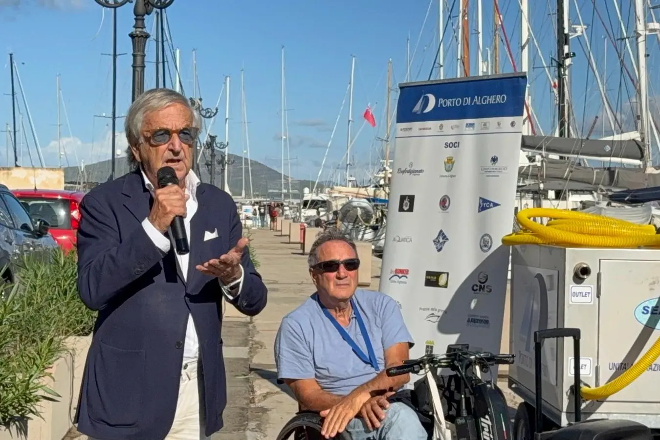 Il presidente del Consorzio Porto, Giancarlo Piras
