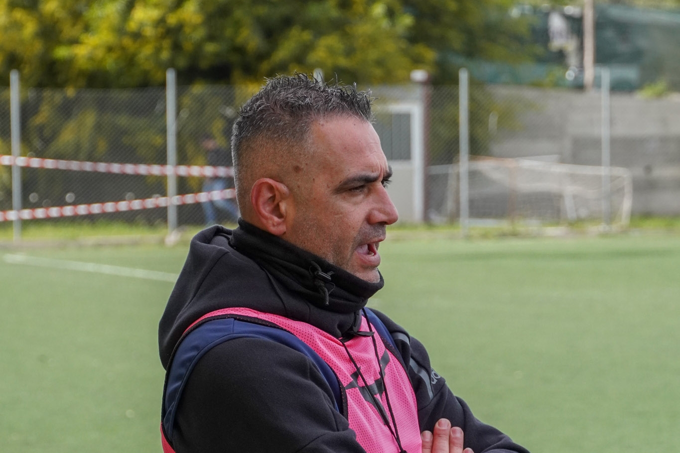 Francesco Loi, allenatore Cos (foto Andrea Serreli)