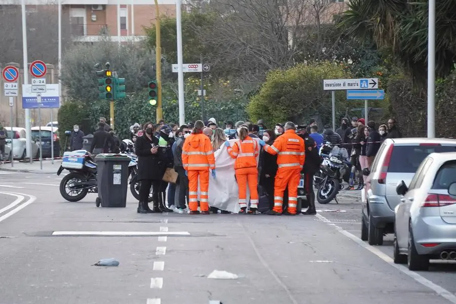 Il luogo della tragedia (archivio L'Unione Sarda - Anedda)