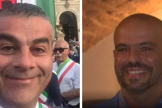 Da sinistra il sindaco e l'ex vicesindaco (foto concessa)
