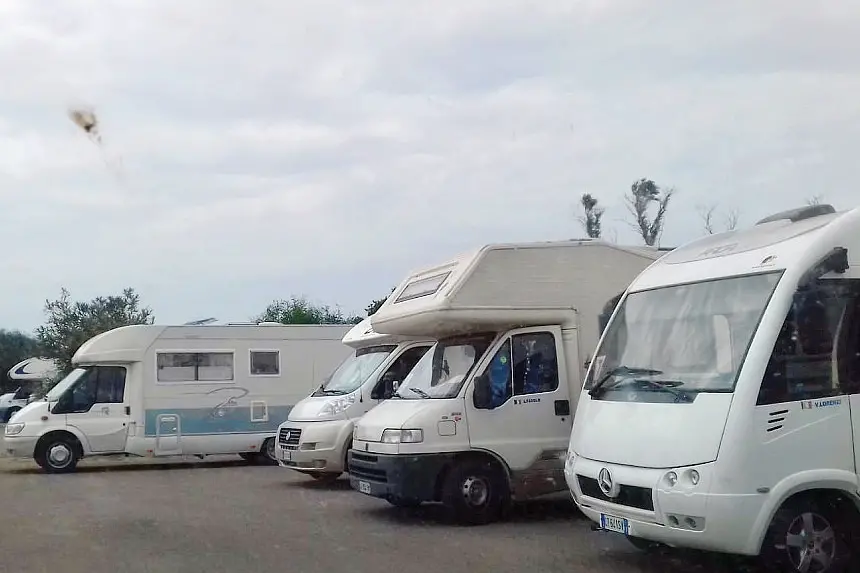 Un'area camper (archivio)