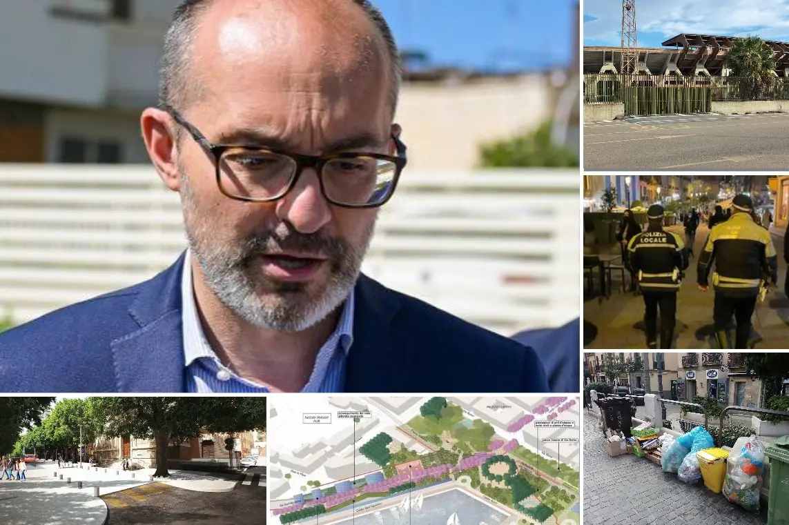 Paolo Truzzu a tutto campo sul 2023 per Cagliari (L'Unione Sarda)