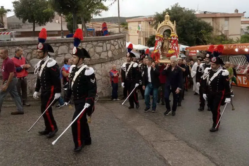La processione a Villasalto