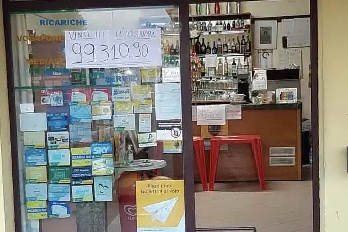 La ricevitoria di Pinuccio Tatti (foto Sanna)