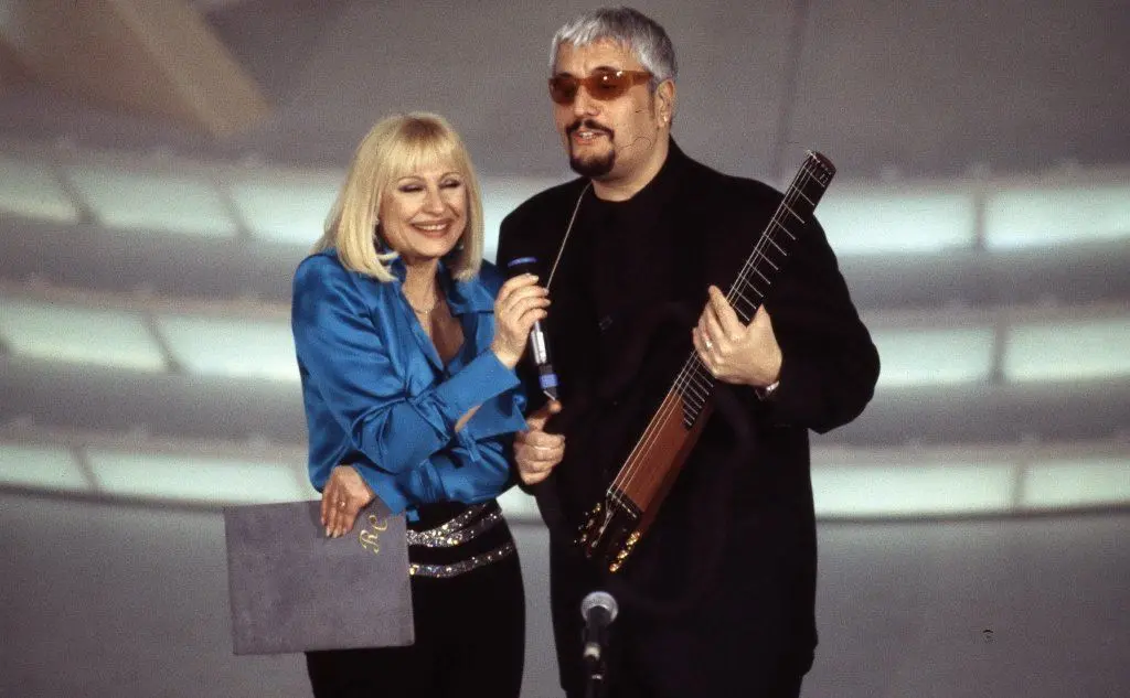 Pino Daniele e Raffaella Carrà