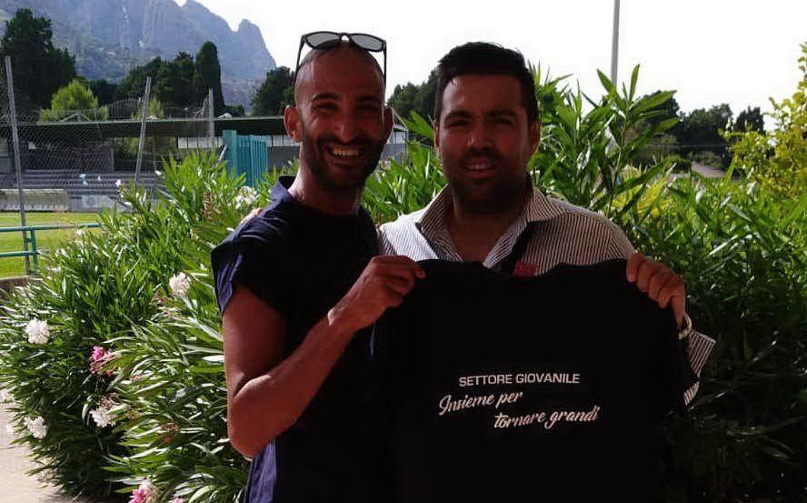 Gli attuali presidenti delle due società: Nicola Saiu (FC Villacidro) e Matteo Marrocu (Asd Villacidrese)