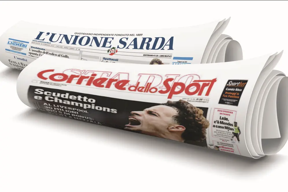 L'Unione Sarda e il Corriere dello Sport