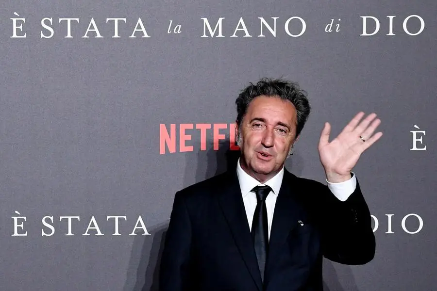 Paolo Sorrentino alla premiere del film (Ansa - Fusco)