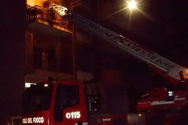 Un intervento dei vigili del fuoco