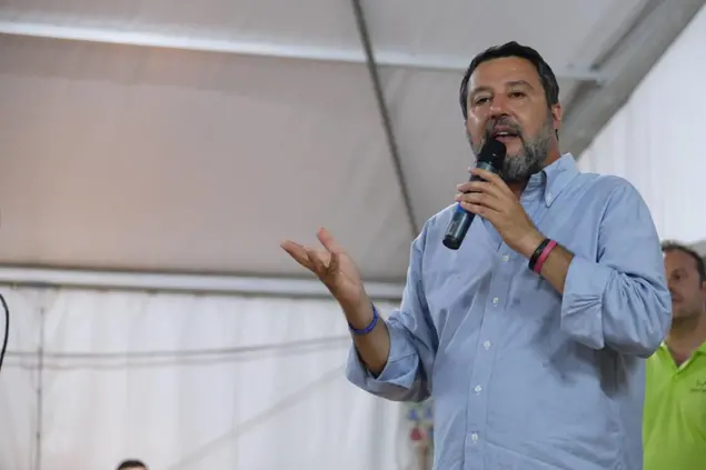 Matteo Salvini (foto Ansa)