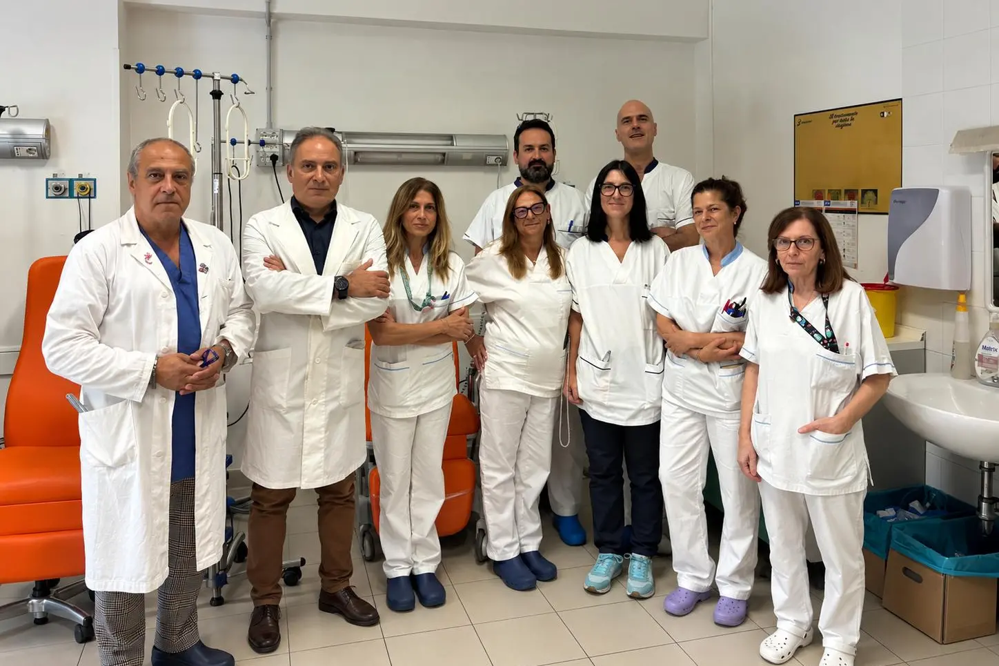 L'equipe sclerosi multipla dell'Aou di Sassari