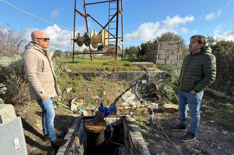 Il pozzo realizzato a Tissi (foto concessa)