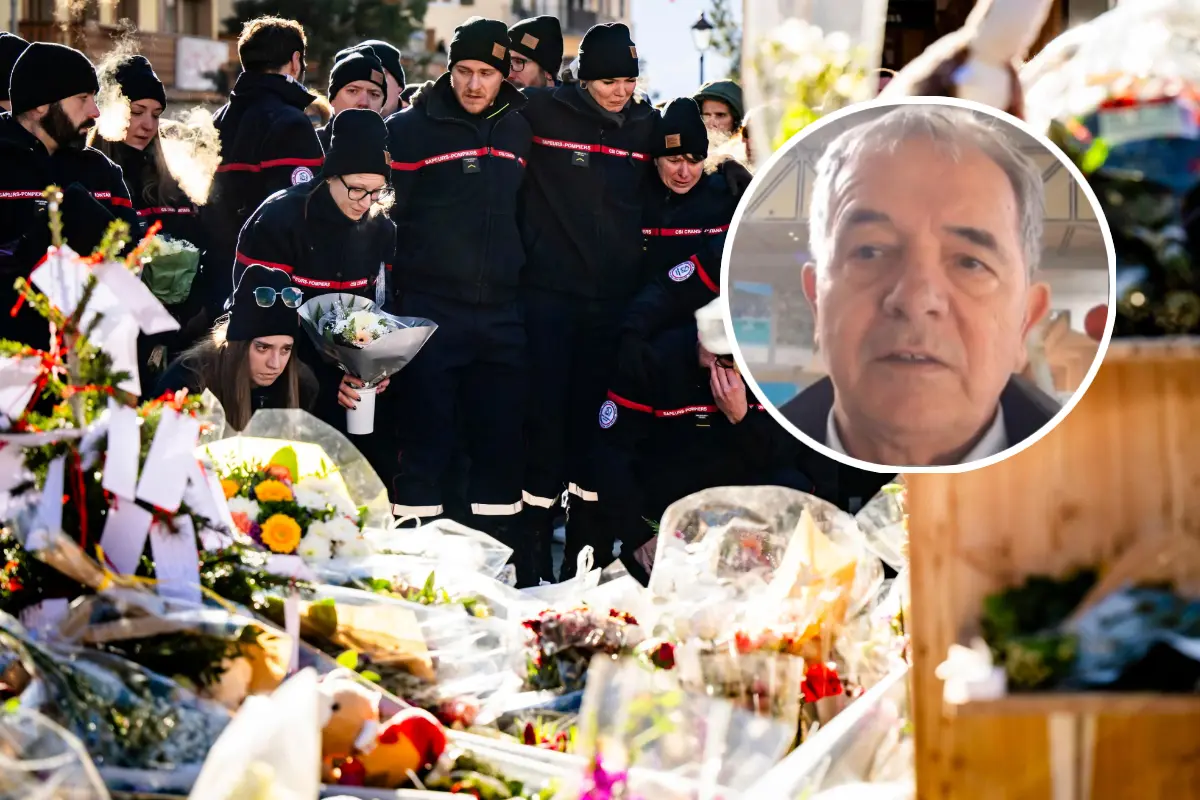 Una cerimonia per le vittime del Constellation e, nel tondo, Settimo Nizzi