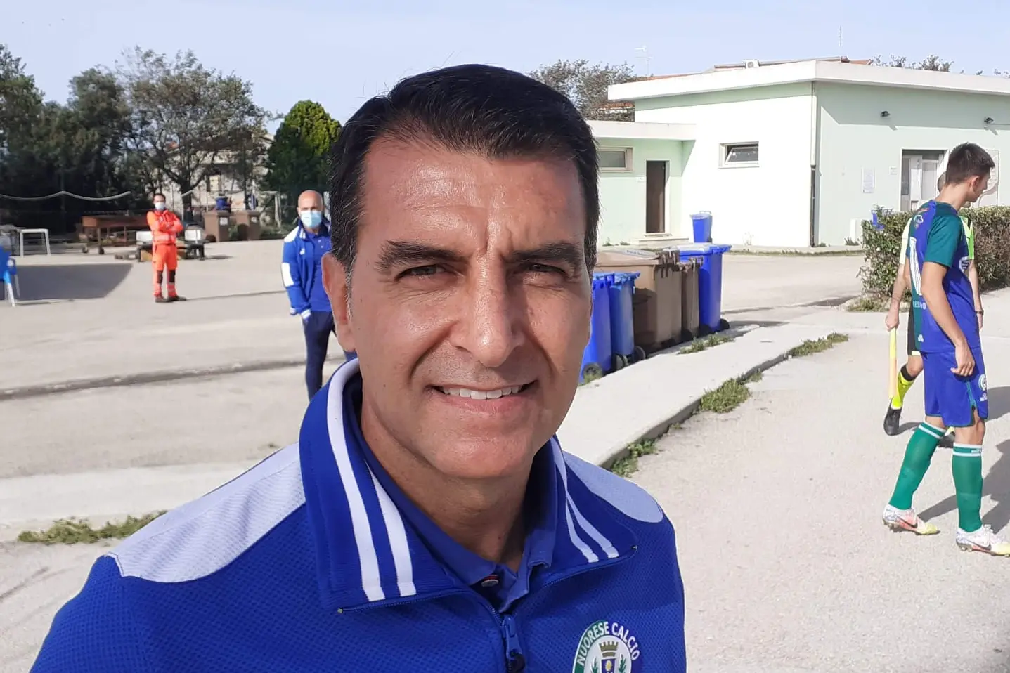 Il nuovo tecnico dell'Ossese Marco Sanna (foto Tellini)