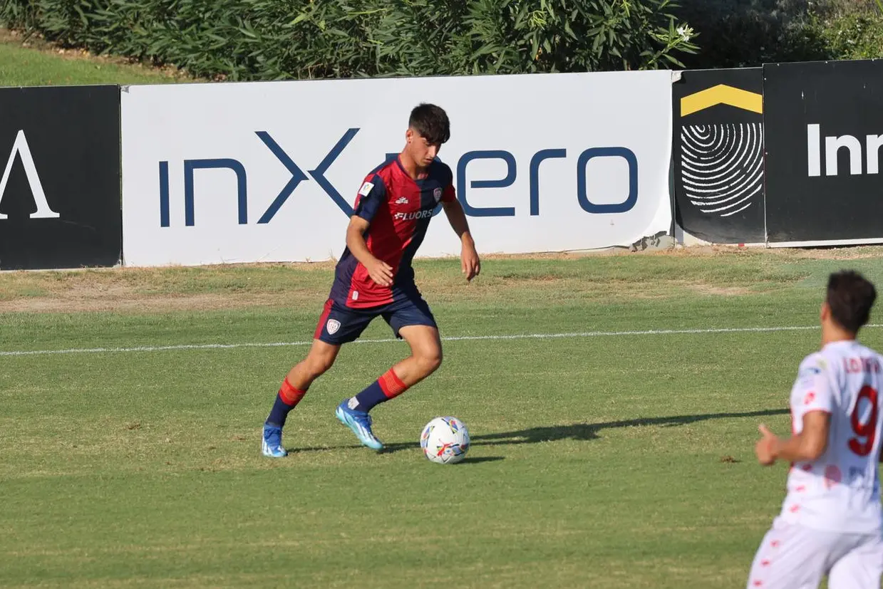 Federico Arba, difensore del Cagliari Primavera (foto Accardi)
