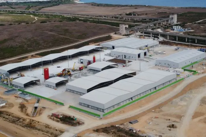 Piattaforma polifunzionale nell'area Sin di Porto Torres (foto concessa)