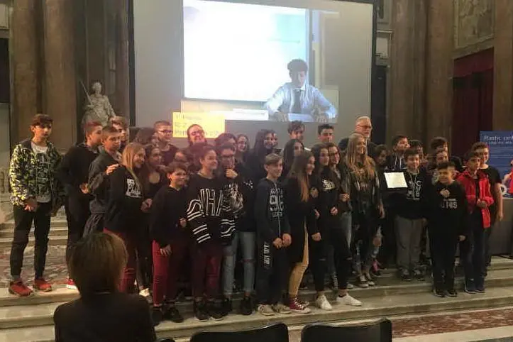 La cerimonia di premiazione a Genova