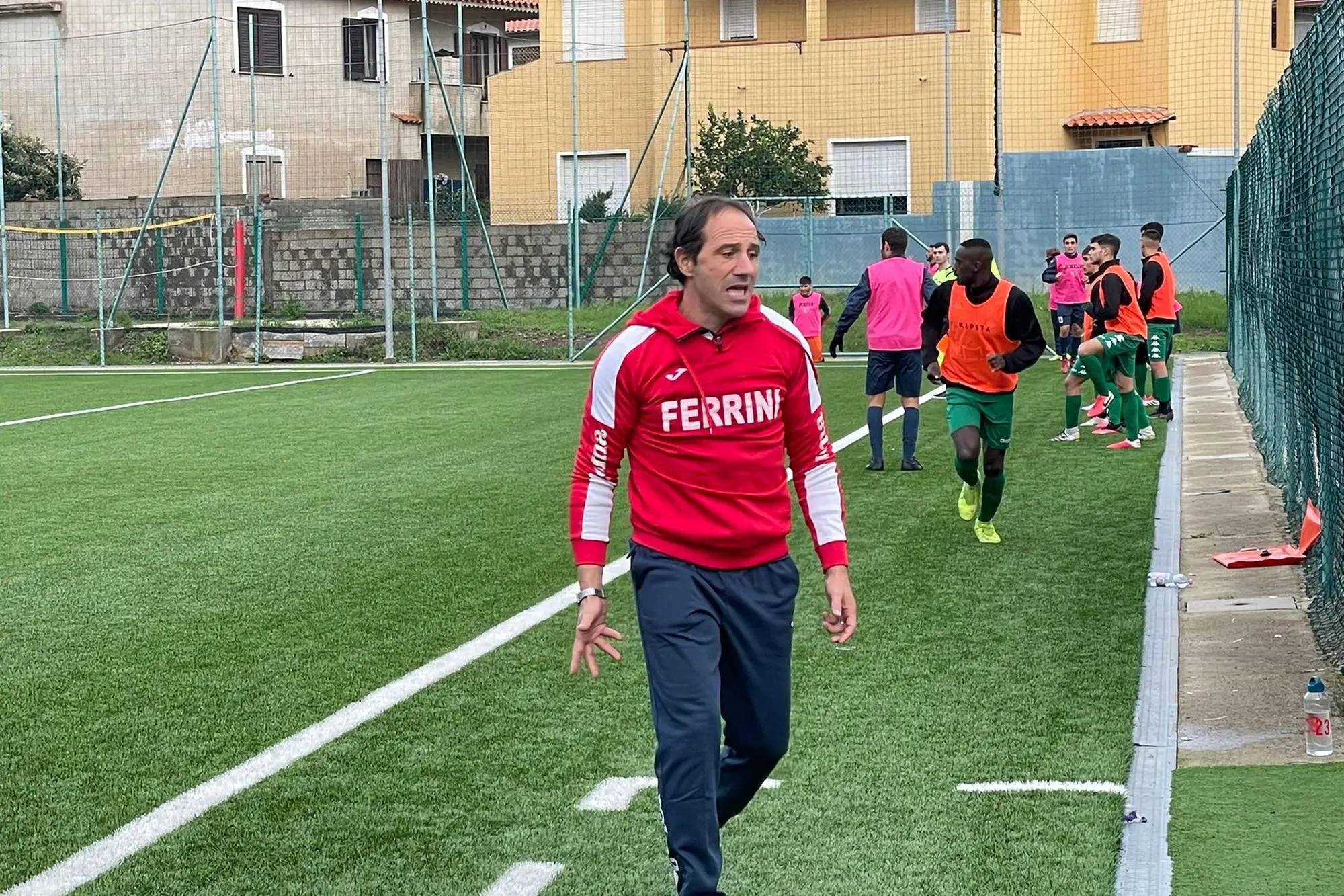 Sebastiano Pinna, allenatore della Ferrini (Archivio/Spignesi)