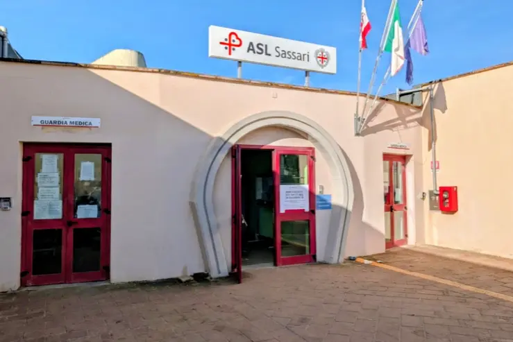 Ambulatorio Asl a Porto Torres (foto concessa)