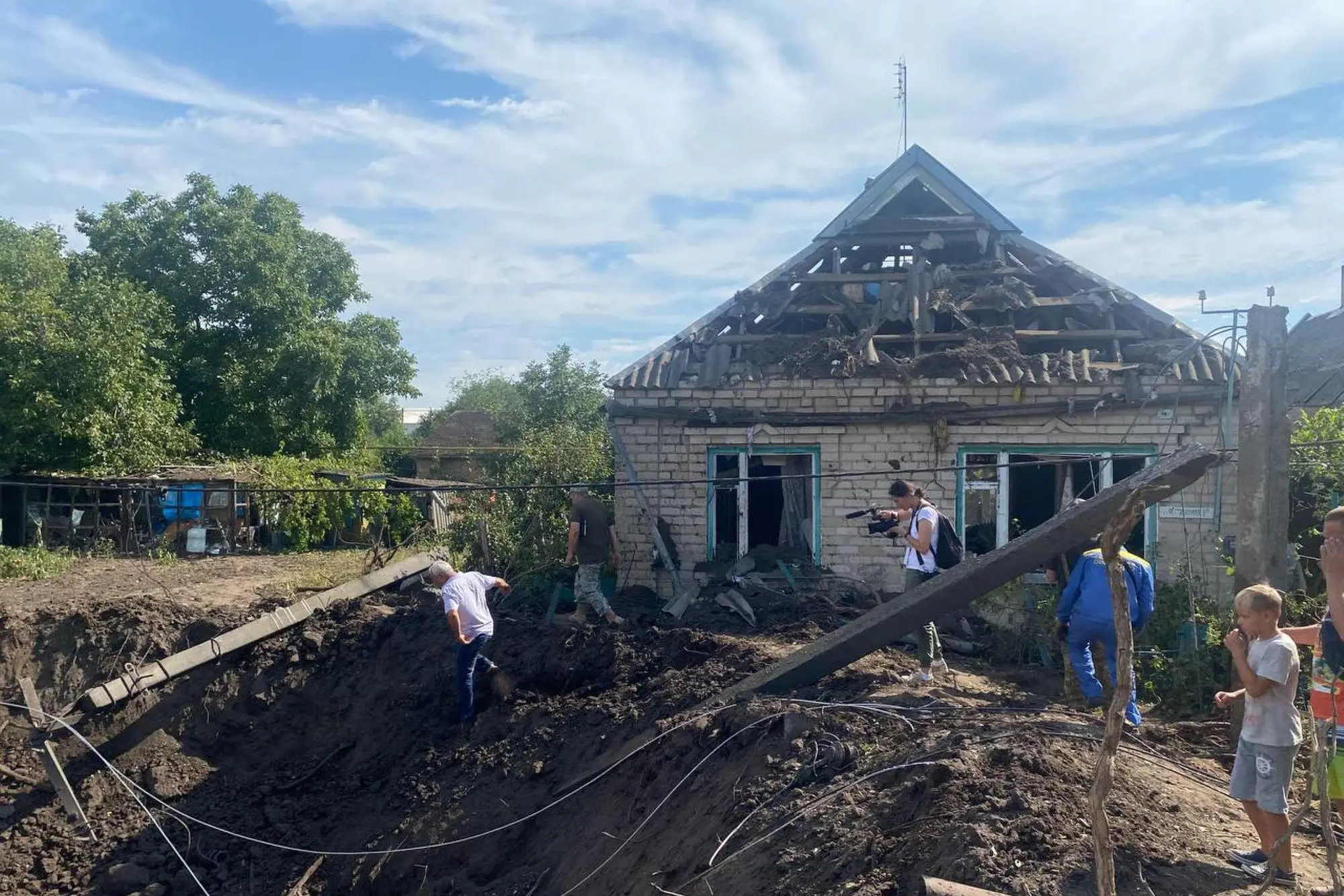 Ucraina, 169esimo giorno di combattimenti (foto Ansa)