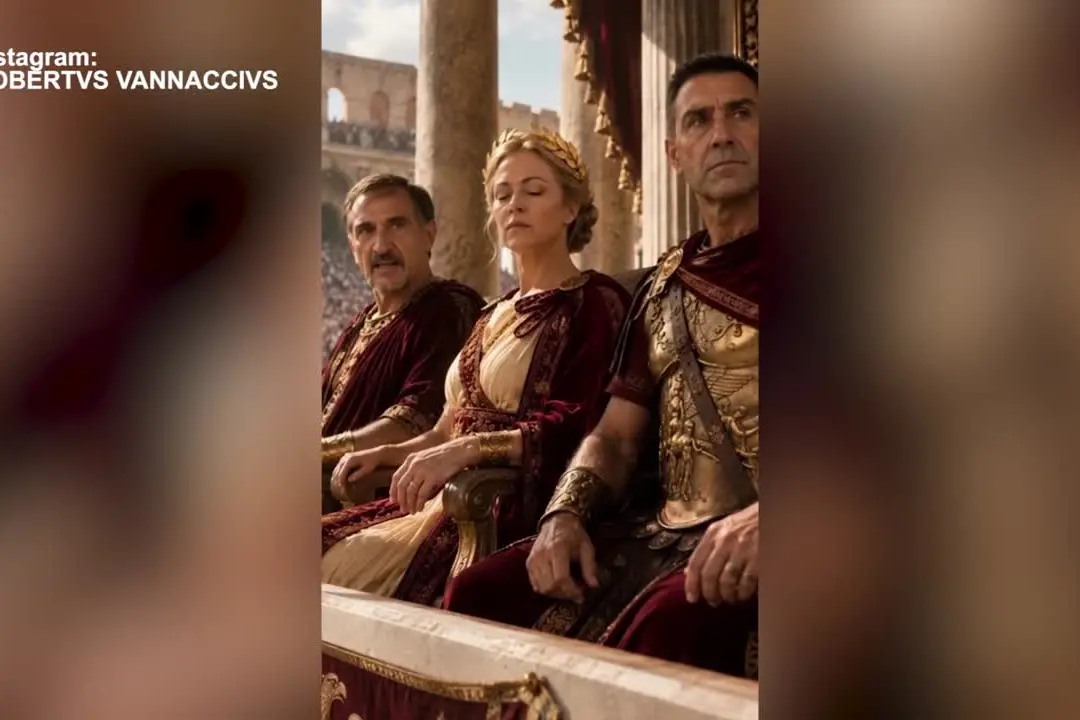In video Vannacci vestito da imperatore ordina la morte dei nemici politici
