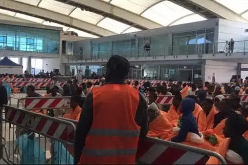 Migranti sbarcati a Cagliari