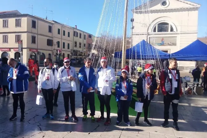 La Corsa di Natale a Porto Torres (foto concessa)